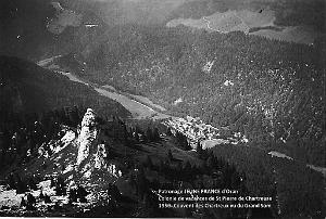 COLO JEUNE FRANCE 1950 le couvent des Chartreux vu du Grand Som